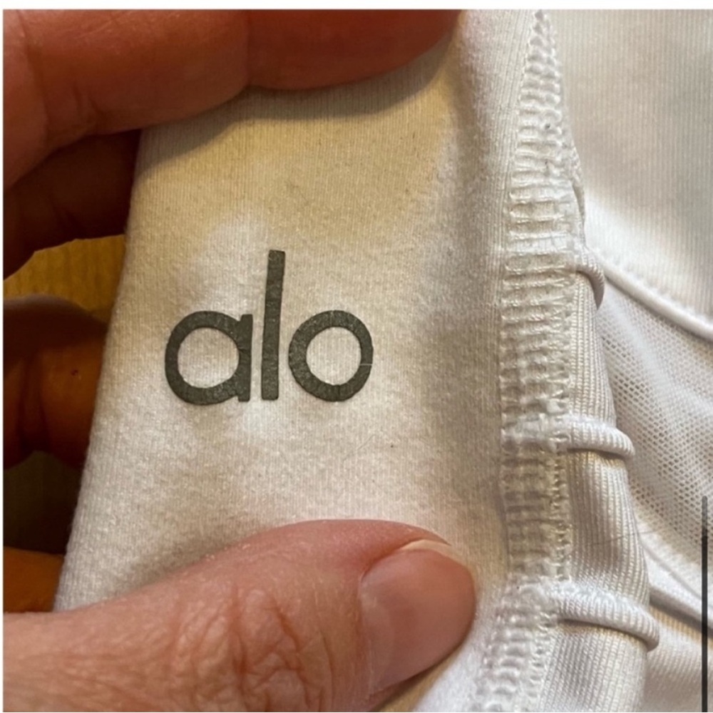 ALO Yoga Moto Leggings white size small - Picture 8 of 9